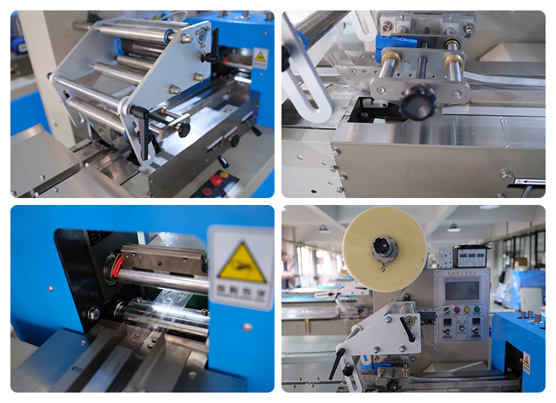 KD-260上走紙料勾枕式包裝機機械細節