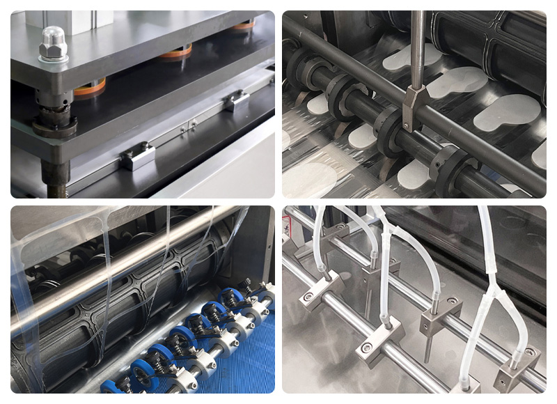 SBF800眼貼連續式四邊封包裝機機械細節